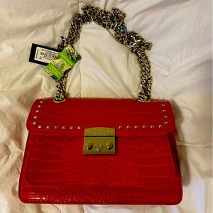 Badgley Mischka Red Purse